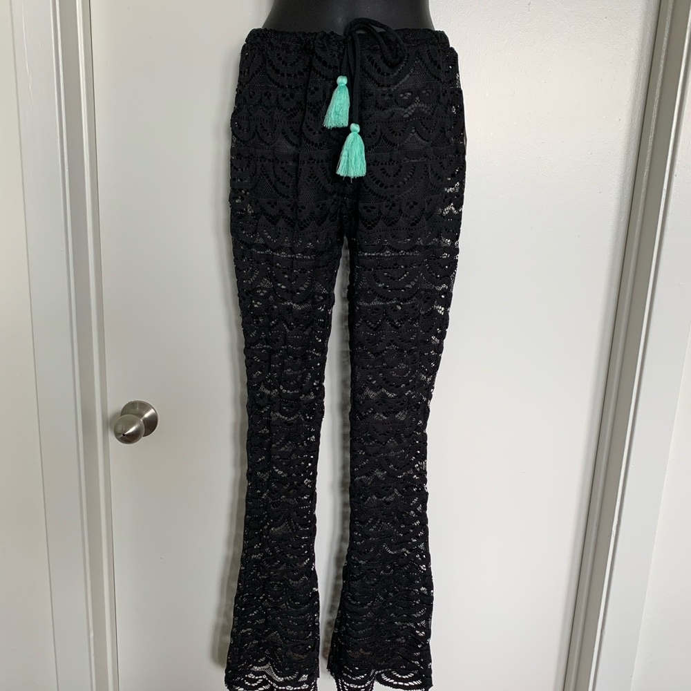 Miken Lace Swim Coverup Pants